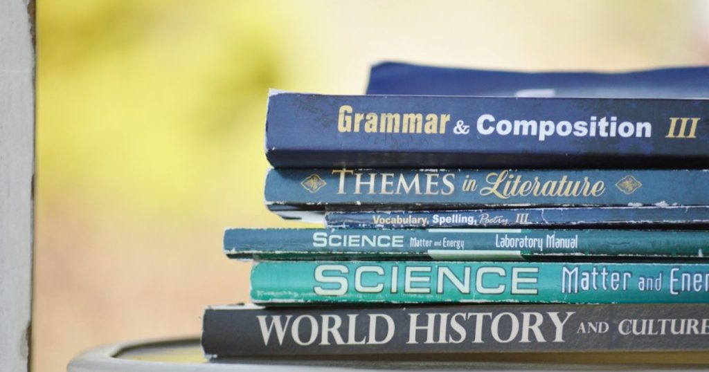 pile of assorted-title books